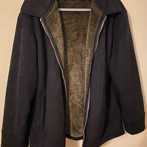 Claiborne Suede with Faux Fur Fall/Winter Jacket